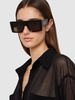 B Buckle acetate sunglasses