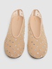 5mm Marcy embellished mesh flat shoes