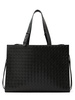 Cargo intreccio leather tote bag