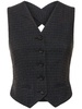 Houndstooth tech vest