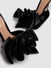 105mm Gabrielle patent leather mules