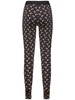 Moon print jersey stirrup leggings