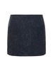 Amalia wool blend mini skirt