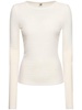 Bella lyocell blend rib knit t-shirt