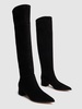 45mm Suede over-the-knee boots