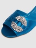 10mm Pralina satin slide sandals