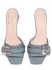 45mm Bikviv denim sandal mules