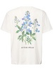 Rear flower t-shirt