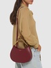 Cat leather hobo bag