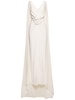 Light cady gown w/ cape