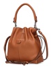 Mini DBS leather bucket bag