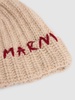 Handmade logo wool beanie