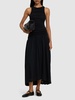 Evidente draped long dress