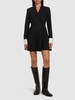 Sella wool gabardine mini dress