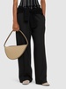 Scoop palmellata leather shoulder bag