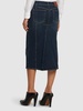 Denim midi skirt