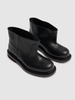 40mm Leather flared boots