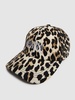 Leopard printed baseball cap