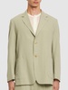 Cotton & silk Viyella relaxed fit blazer