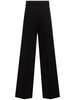 Light tech crepe wide pants