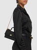 Black Sicily Iguana-Effect Mini Leather Shoulder Bag