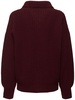 Shawl-neck wool sweater