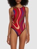 Marmo print onepiece swimsuit