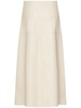 Scilli coated jersey midi skirt