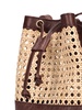 Mini Benna rattan bucket bag