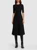 Seymore wool blend knit midi dress