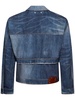 Trompe l'oeil double waist denim jacket