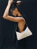 Soft smooth leather shoulder bag