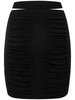 X-Ray viscose blend knit mini skirt