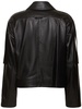 Dylan glossy leather jacket