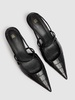 50mm The Sharp patent leather slingbacks