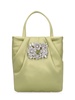 Micro RV Bouquet crystal top handle bag