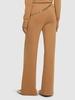 Wool & cashmere knit pants w/chain