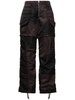 Detachable patchwork nylon cargo pants