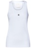 4G-logo plaque sleeveless top