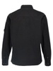 Black Jacket With Lens Motif Applied On The Sleeve In Cotton Man