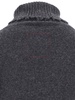 Destroyed details turtleneck sweater