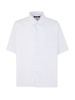 Raf Simons Oversized Short Sleeved Denim Shirt Clothing in White