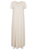 Apuntob Striped Cotton Long Dress