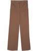 Circolo 1901 Pique Trousers in Brown