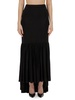 Nina Ricci Jersey Skirt in Black