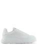 Ea7 Emporio Armani Logo Leather Sneakers