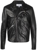 leather biker jacket