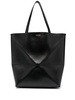 Loewe Men Xl Puzzle Fold Tote In Shiny Calfskin