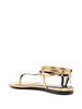 TOM FORD Luxury Gold-Tone Thong Strap Sandals for Women