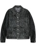 FENDI Men's FF Motif Denim Jacket - Stylish Outerwear for FW24